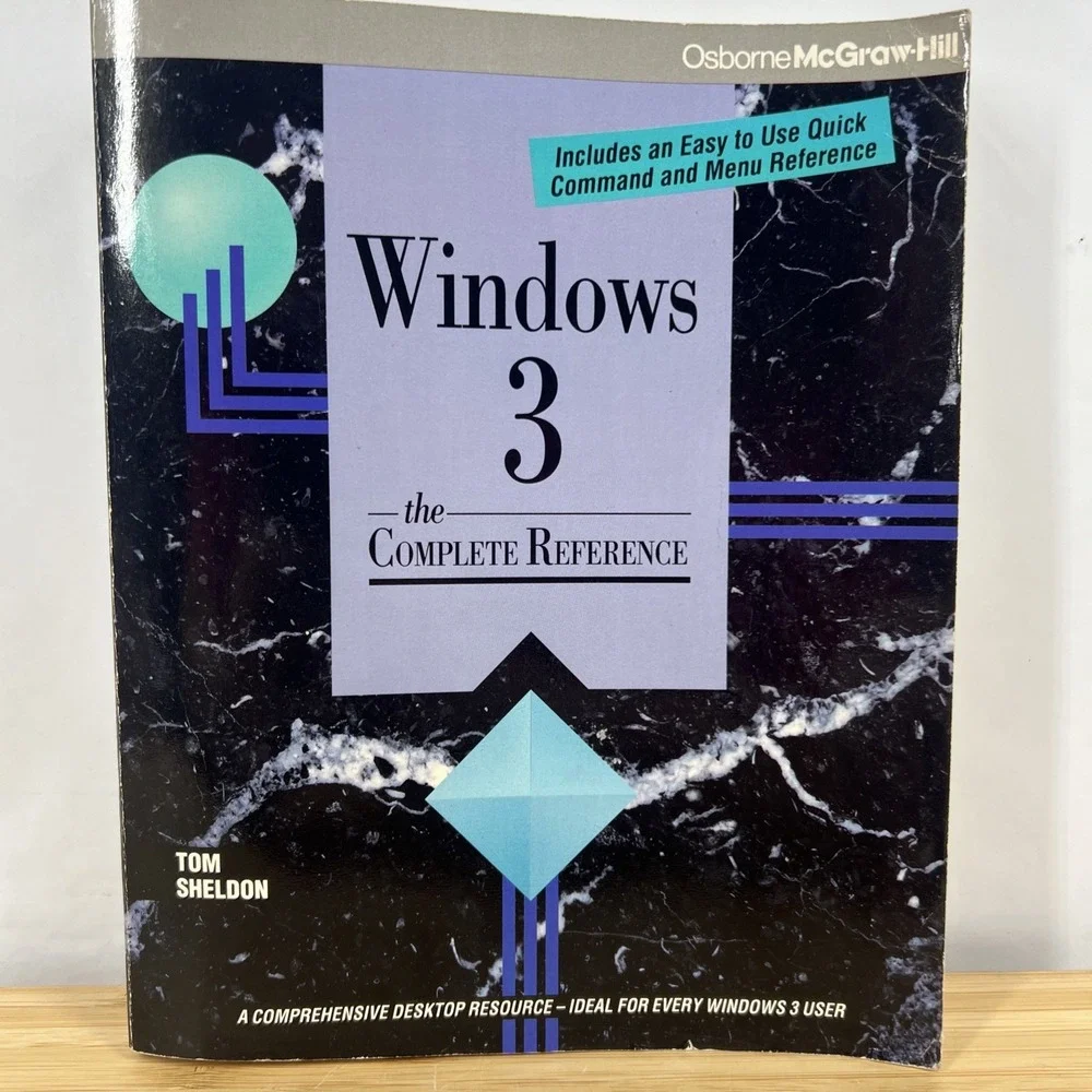 Windows 3 The Complete Reference Tom Sheldon Osborne McGraw-Hill Vintage PC Rare